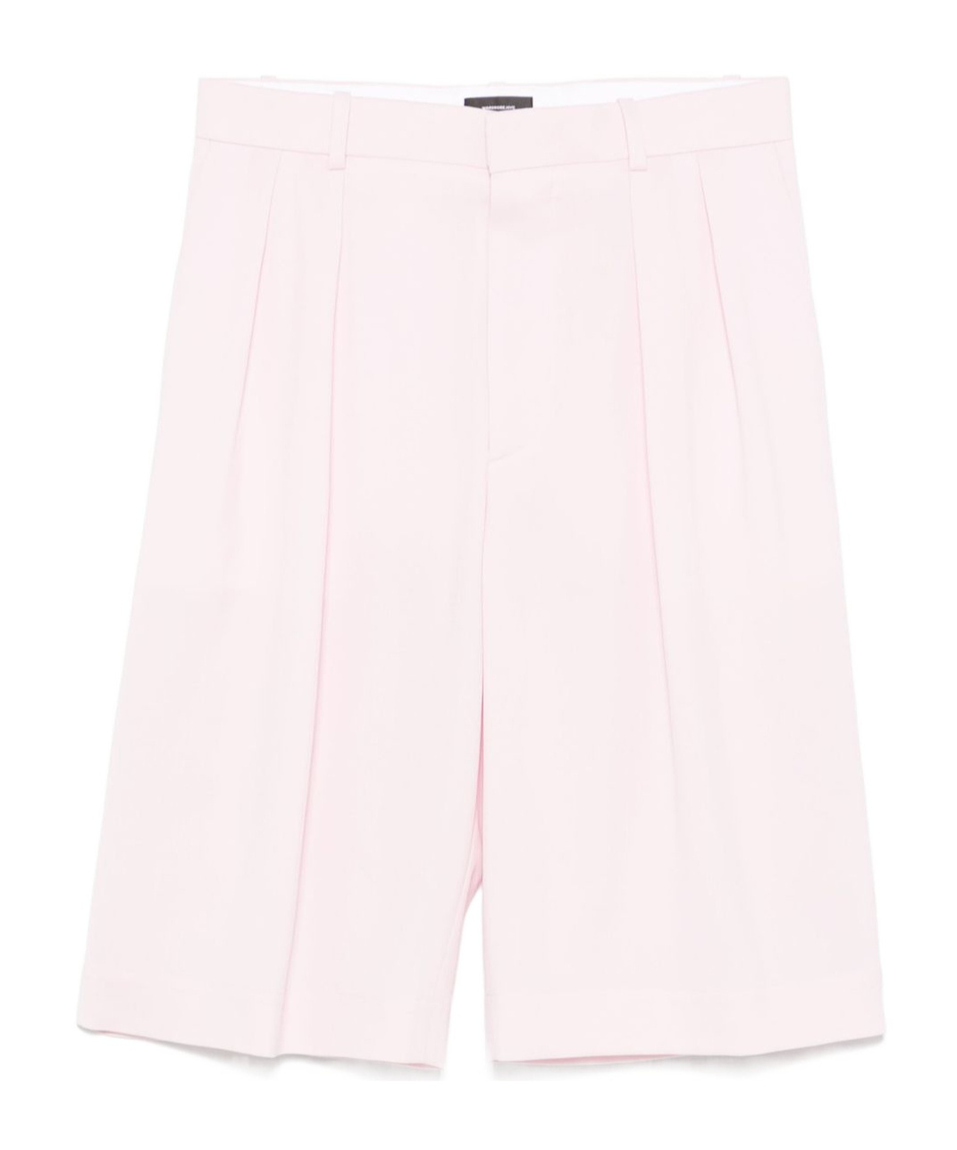 WARDROBE.NYC LIGHT PINK LOW-RISE BERMUDA SHORTS