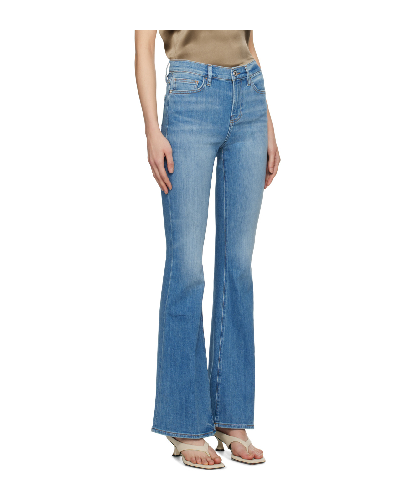 FRAME LE HIGH FLARE HIGH-RISE JEANS