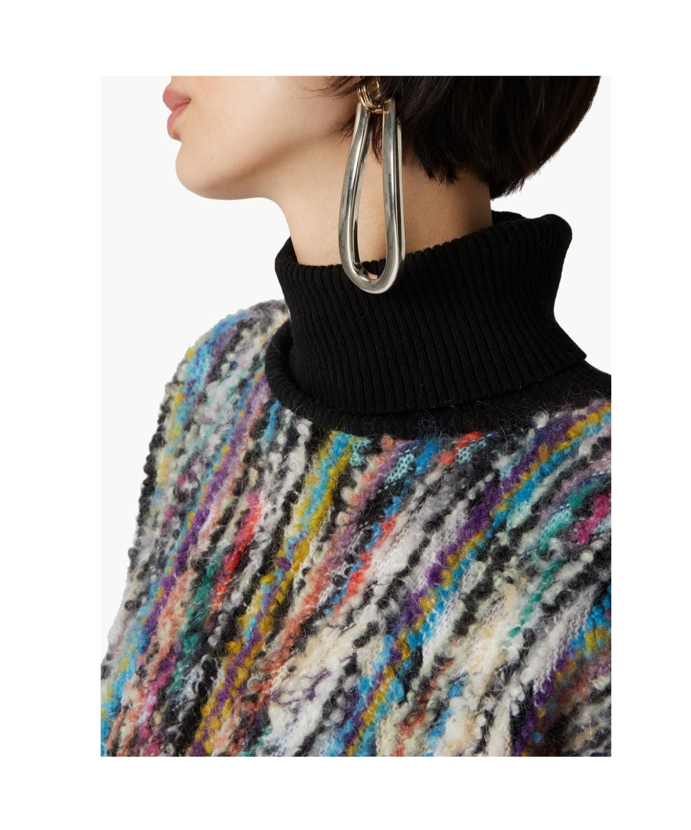 Missoni Abstract Pattern Print Sweater In Multicolor