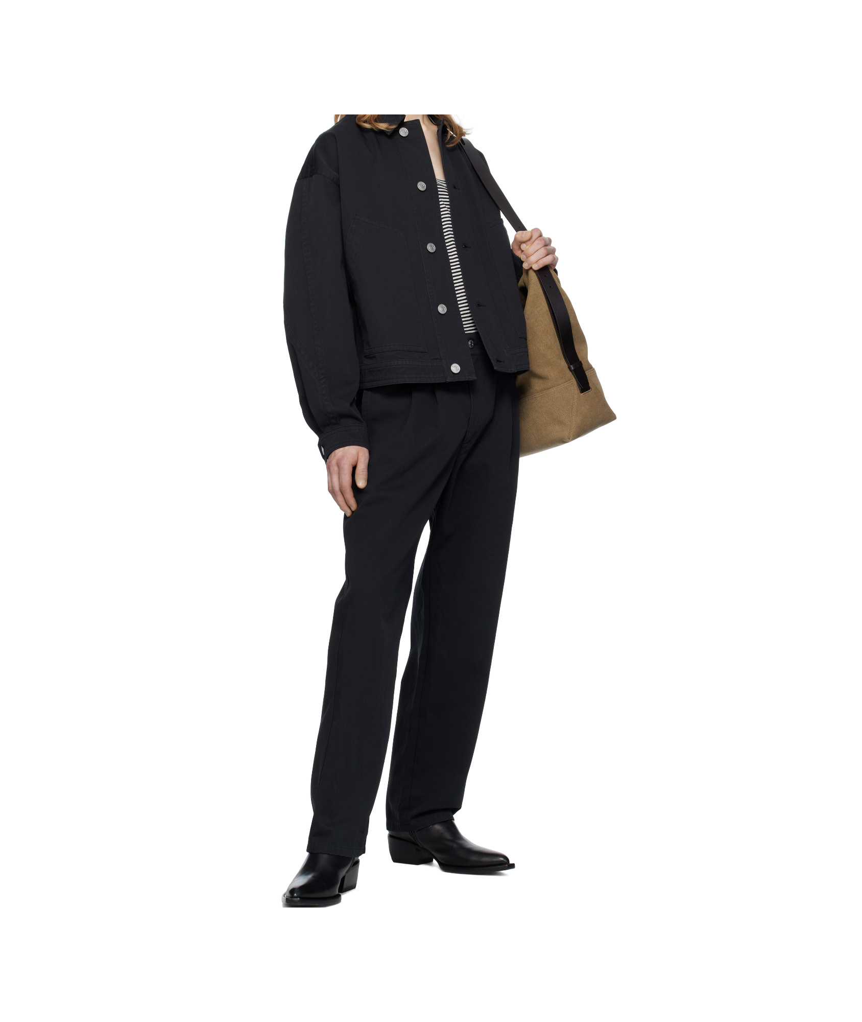 Isabel Marant Black Kostin Trousers In Black