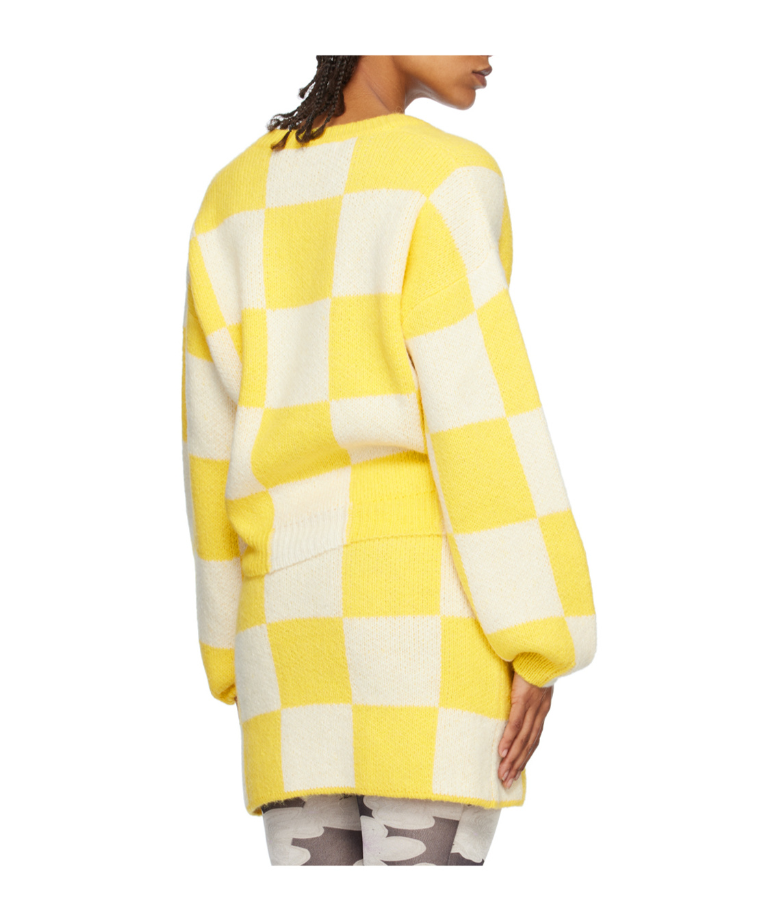 Stine Goya Amara Adonis Knit Cardigan In Yellow