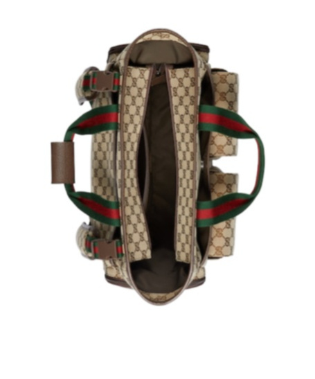 Gucci Gg-jacquard Changing Bag In Brown