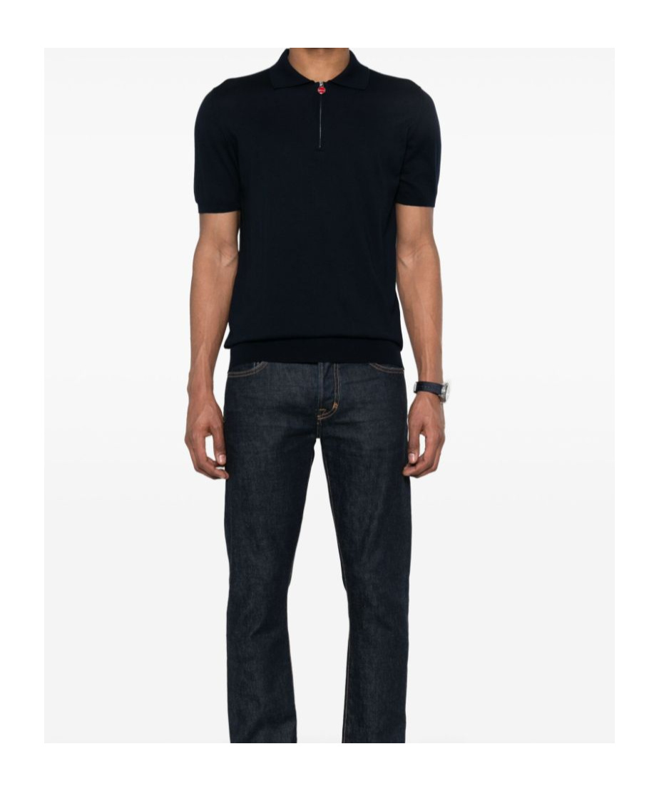 KITON SHORT-SLEEVED POLO SHIRT