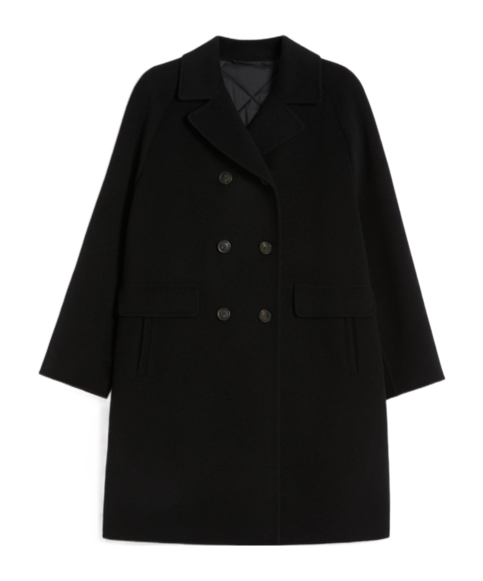 Weekend Max Mara Round Neck Dress In Black