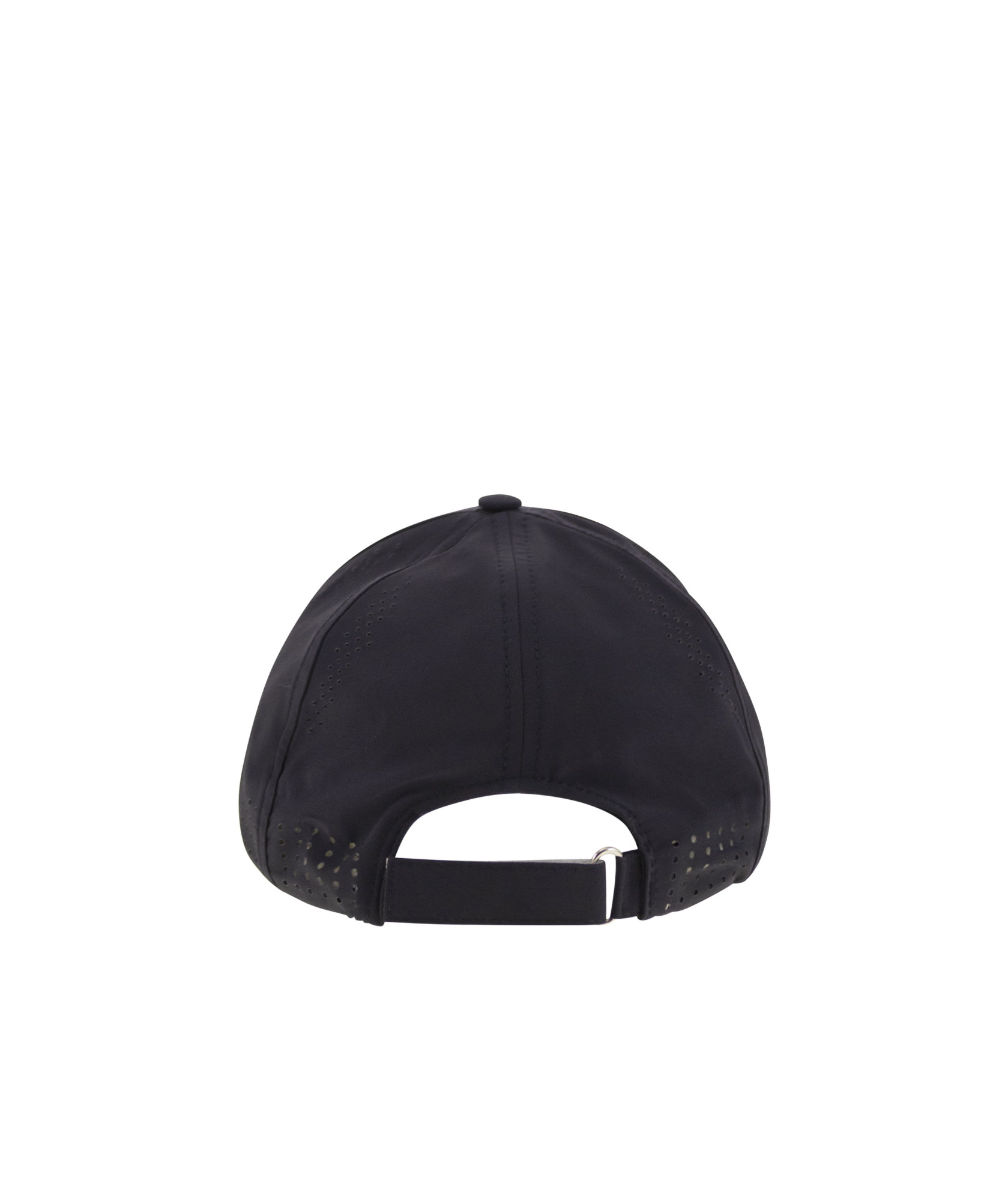 Brunello Cucinelli Baseball Cap In Tech Fabric With Logo In Black