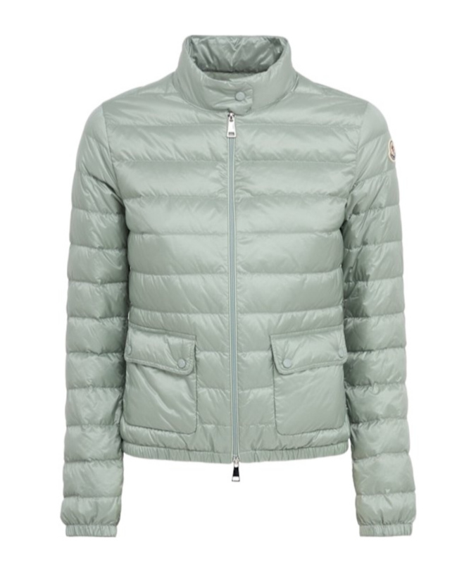 Moncler Down Jacket In Gray