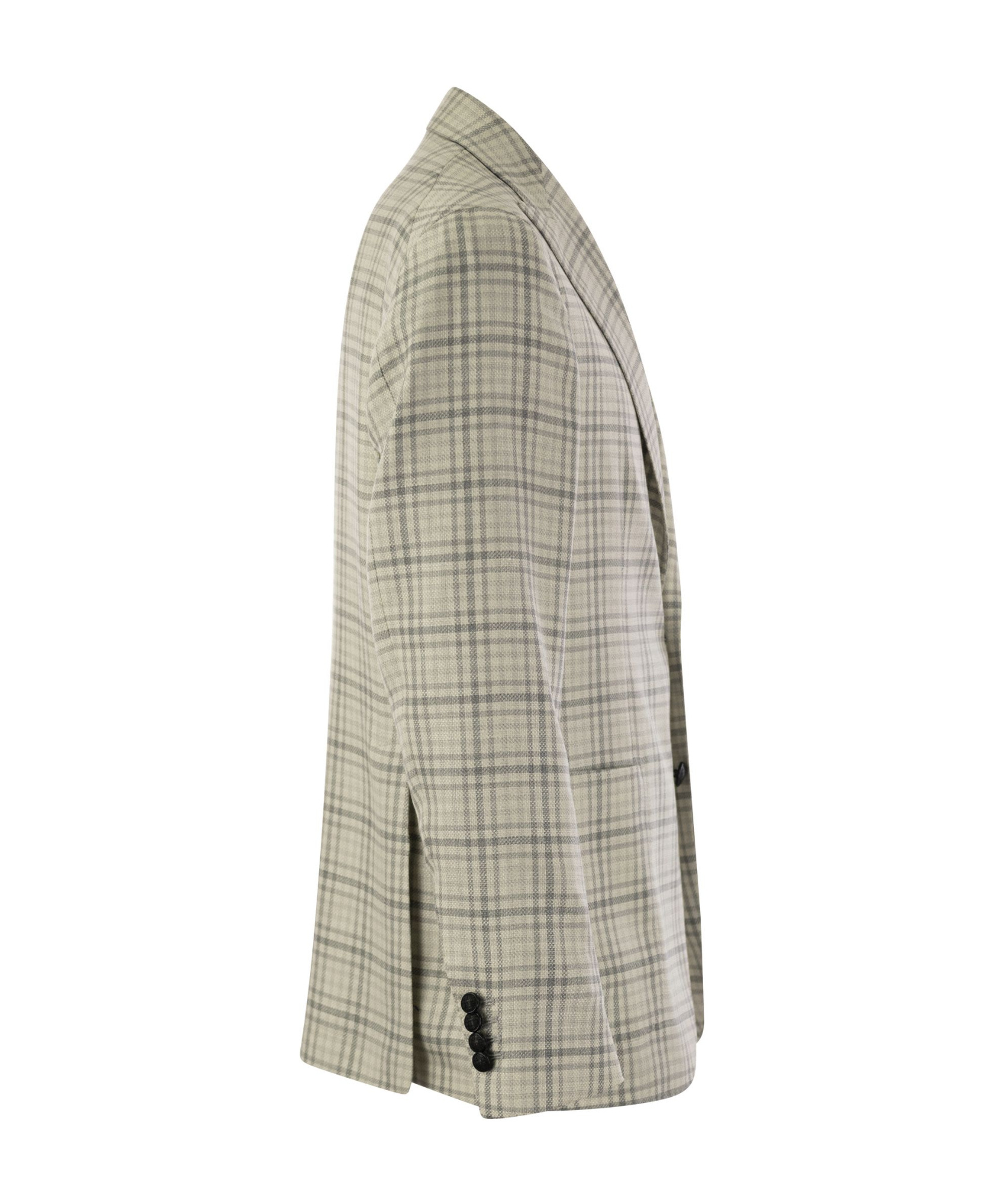 TAGLIATORE TAGLIATORE SINGLE-BREASTED CHECKED JACKET