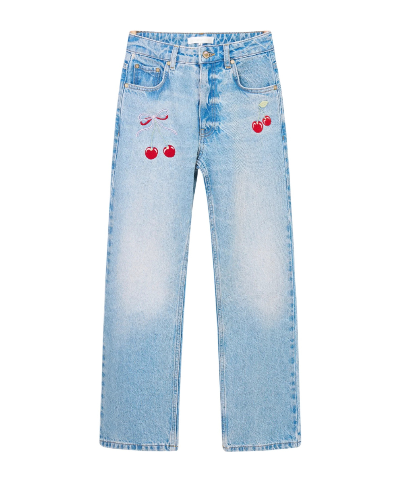Loveshackfancy Sami Cherry Jeans