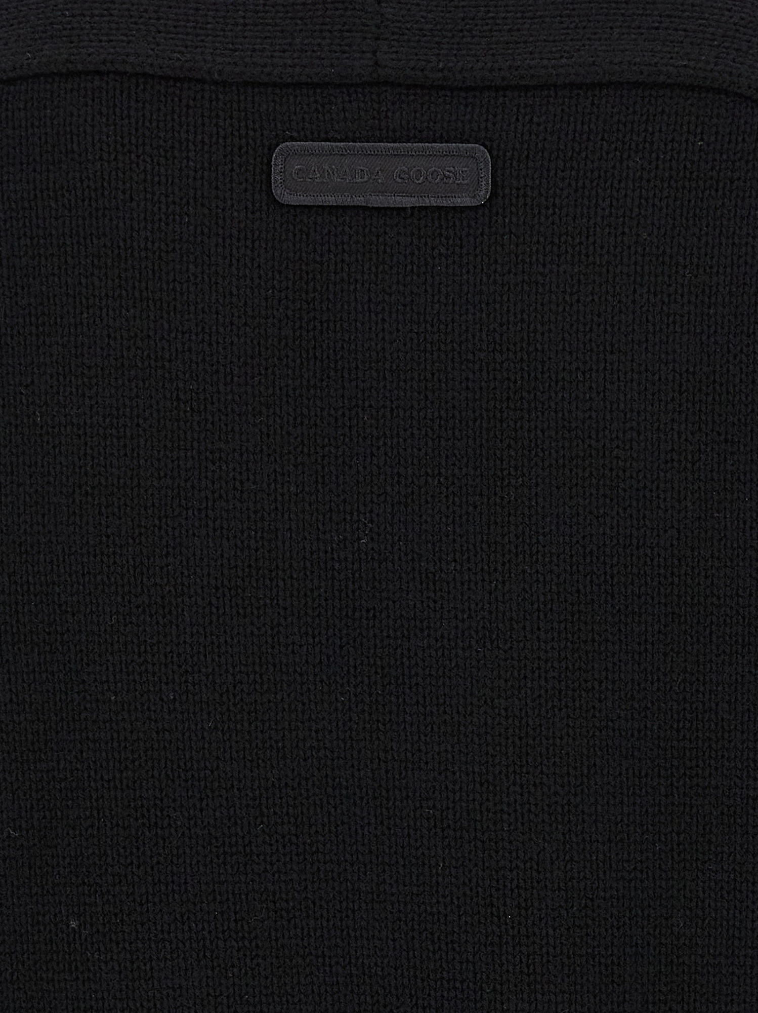 Canada Goose Baysville Turtleneck Wool Jumper In Black