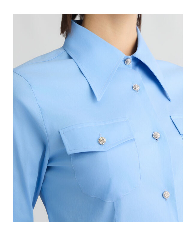 Liu •jo Shirt Liu Jo Woman Color Blue In Blue