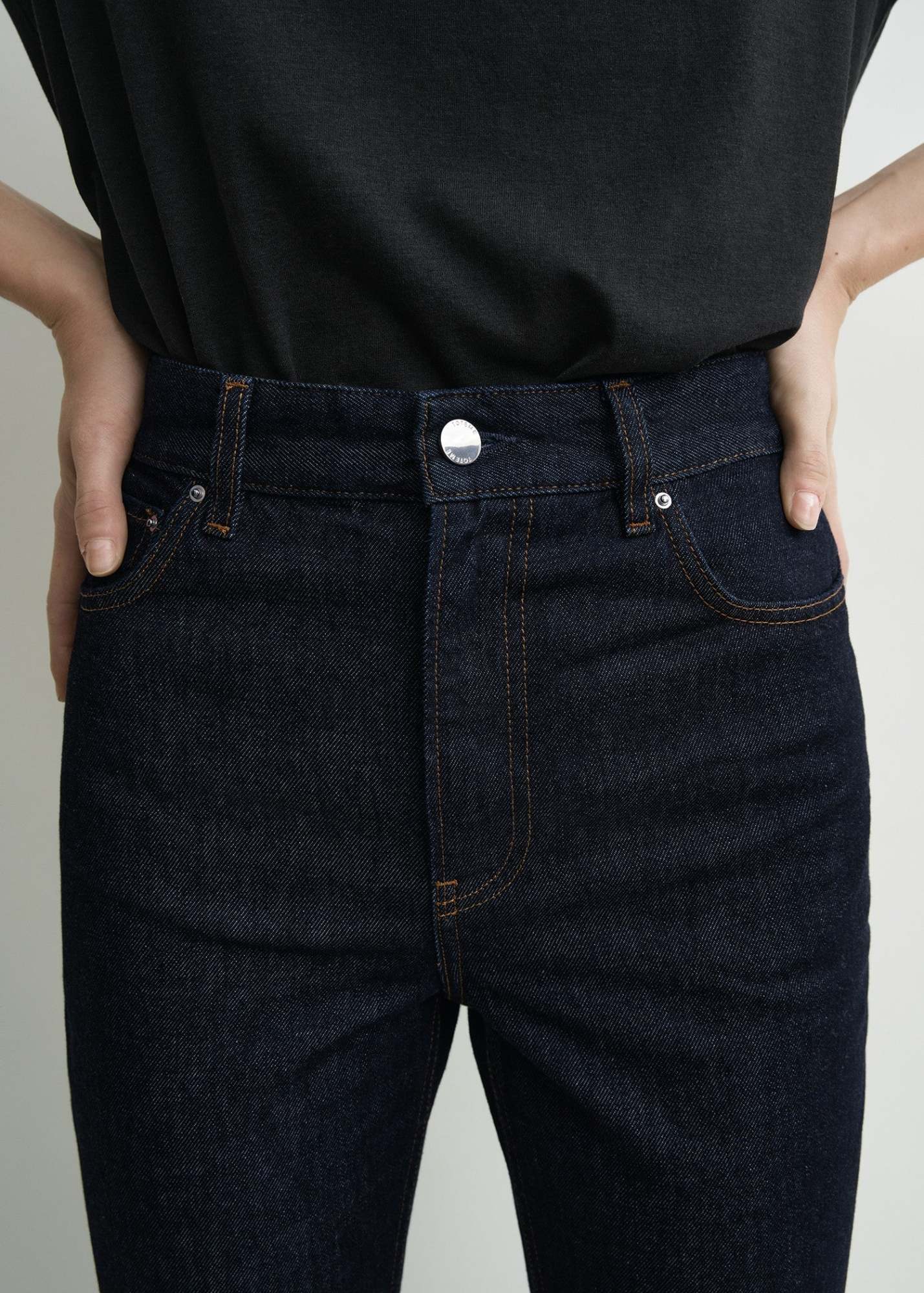 Totême High-waisted Slim-fit Jeans In Blue