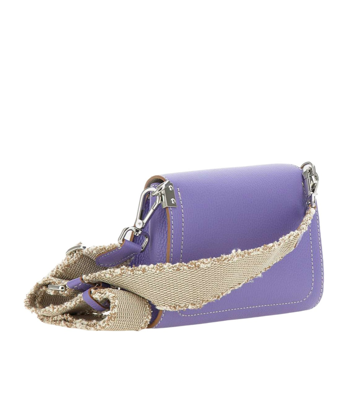 Gianni Chiarini Margot Foldover Top Crossbody Bag In Purple