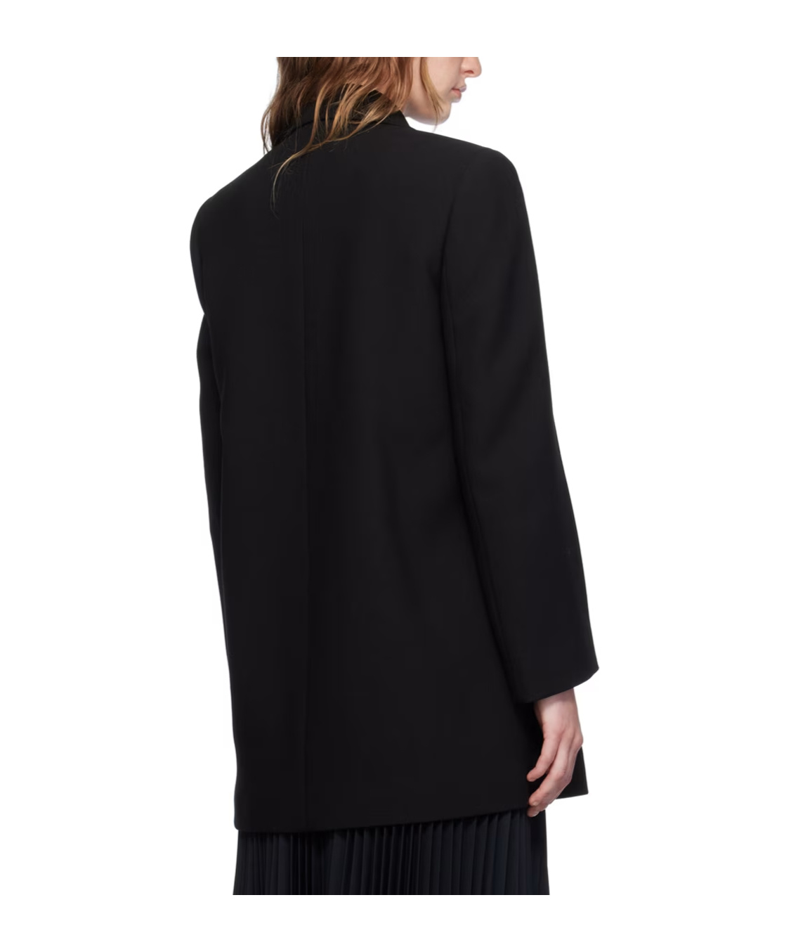 Jil Sander Clamshell Suit Coat In Black