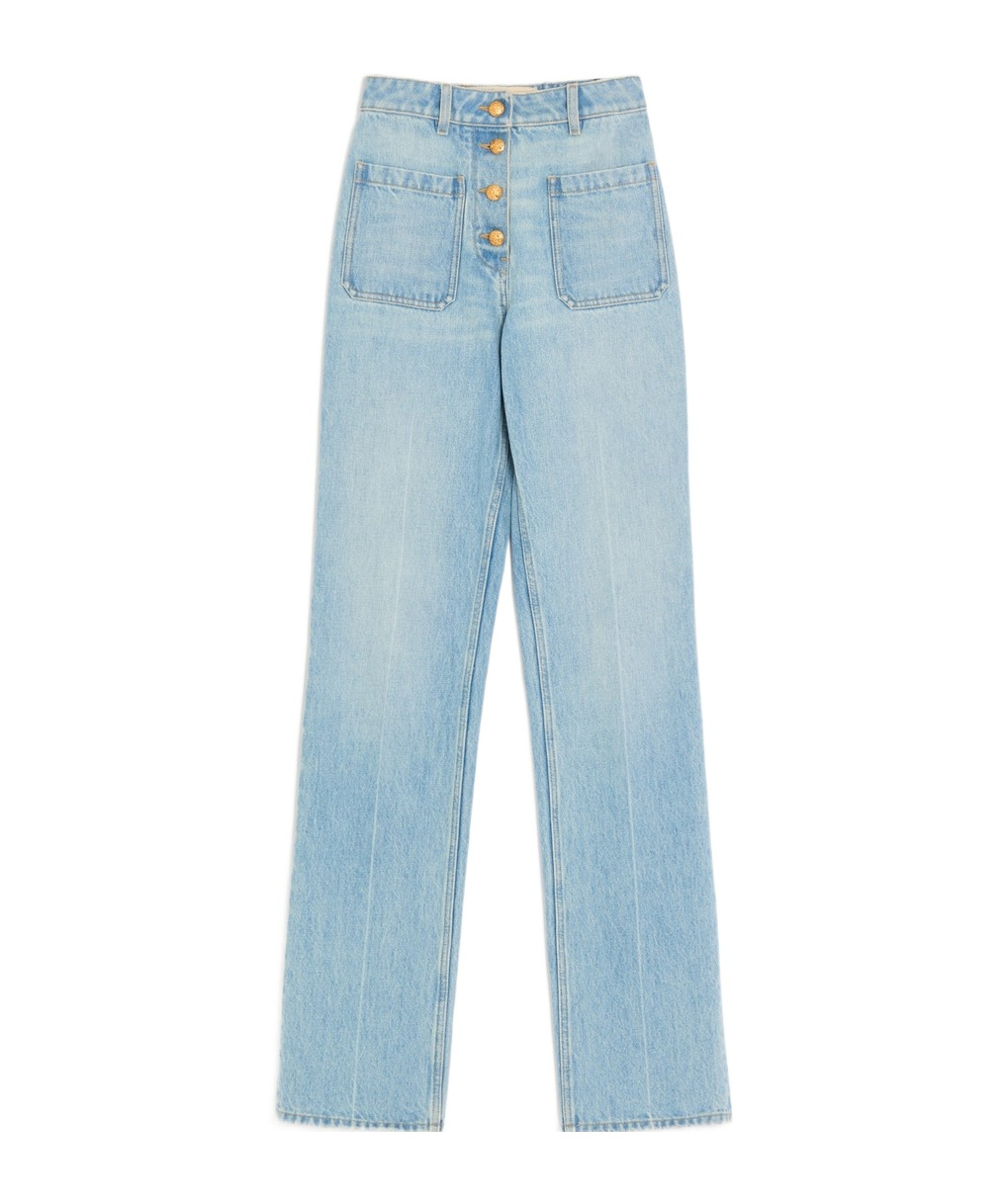 Valentino Denim Trousers Woman Denim 27 In Blue