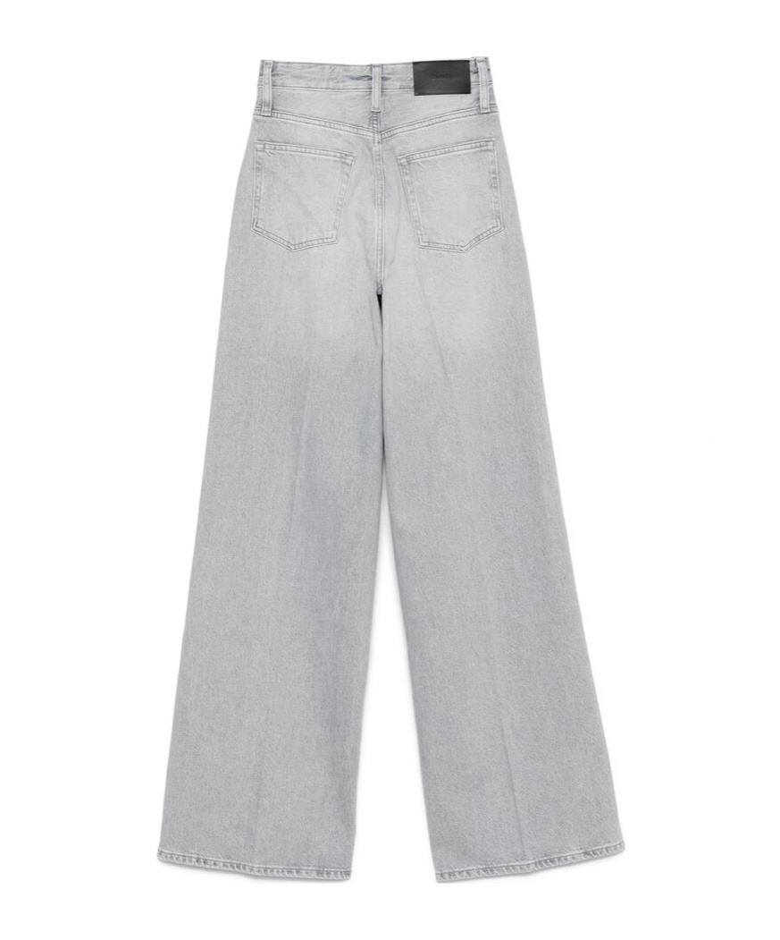 Shop Calvin Klein Belt-loop Jeans In Gray
