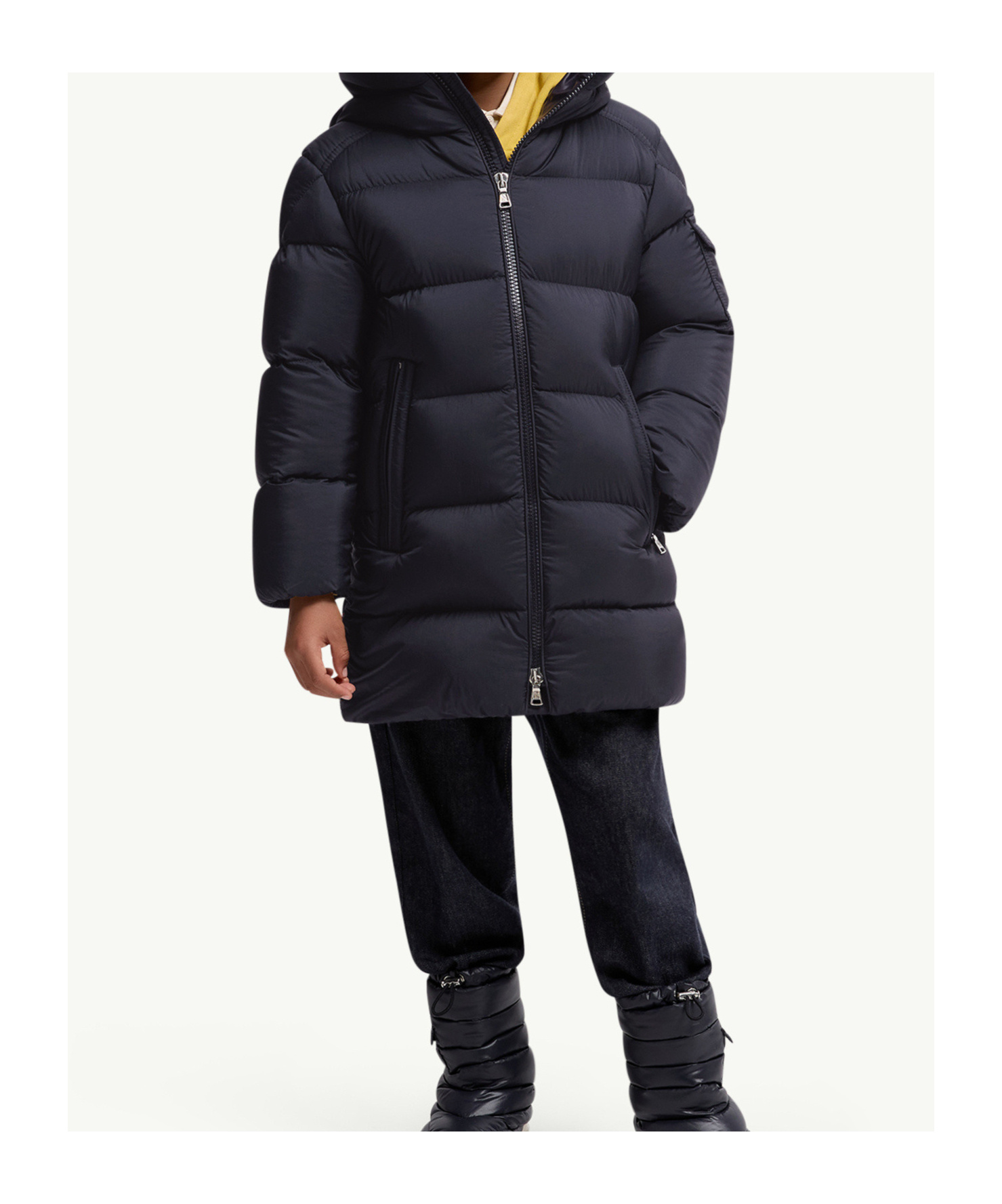 Moncler Marat Hooded Down Jacket In Blue