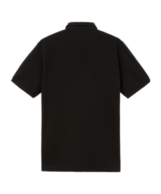Stone Island Mens Black Brand-patch Regular-fit Stretch-cotton Polo Shirt Xl In Black