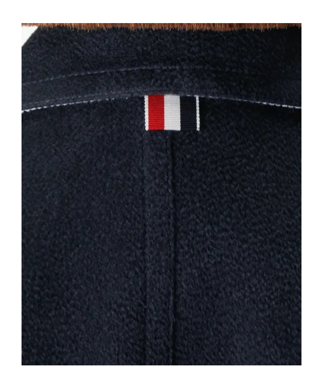 Thom Browne Double-breasted Jacket In Blue