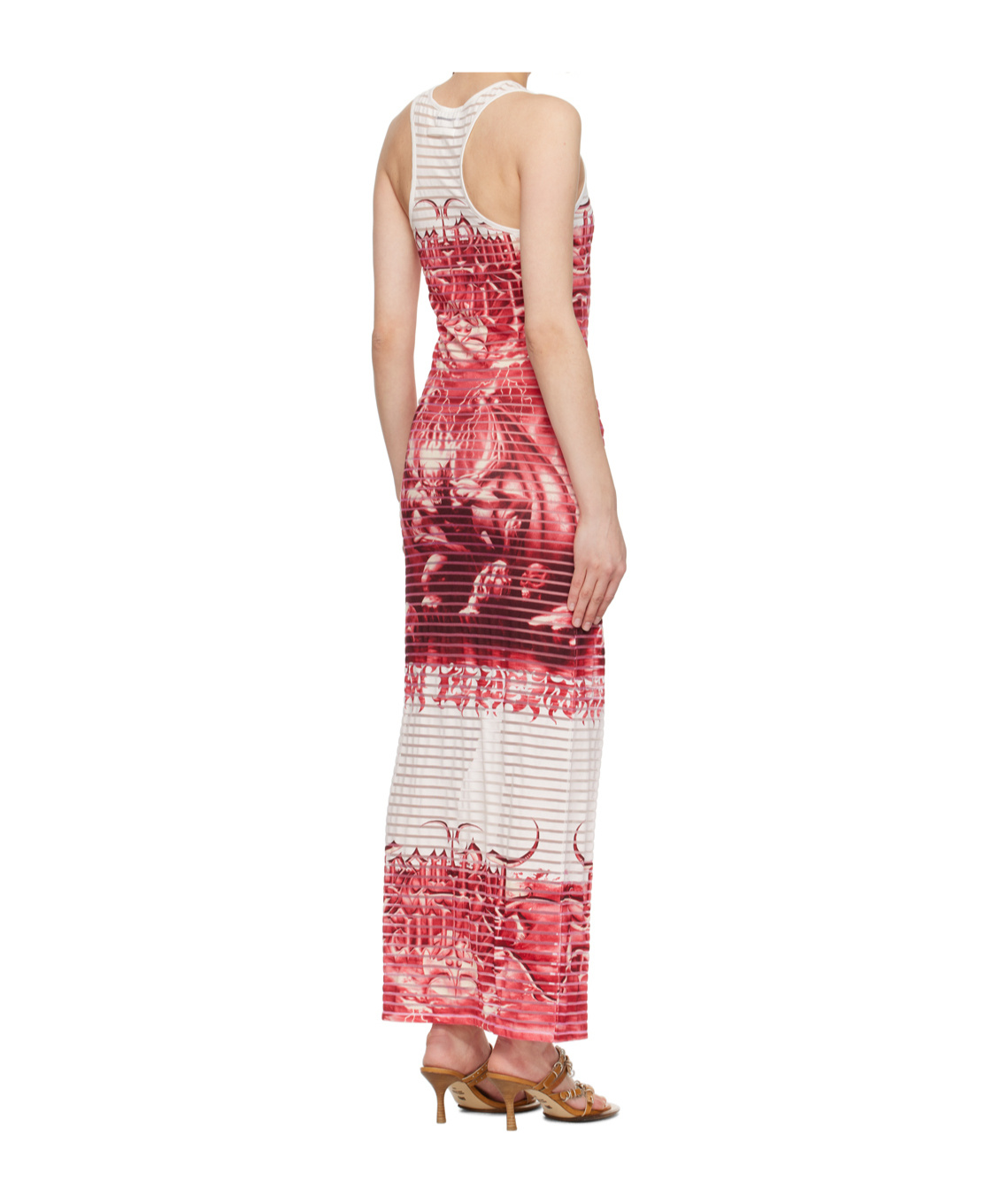 Jean Paul Gaultier The Red Diablo Maxi Dress