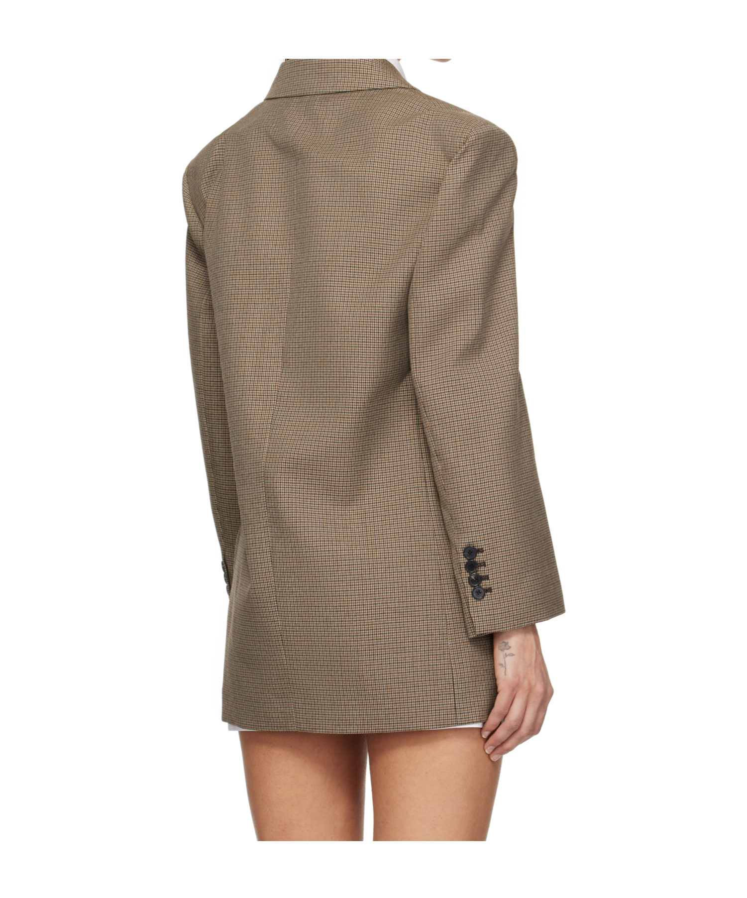 Juunj Brown Wool Blazer In Brown