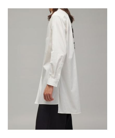 Y-3 Patterned Shirt In White