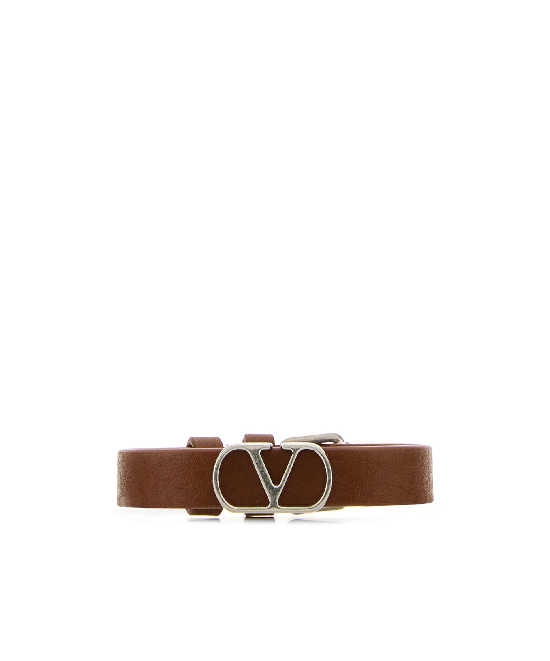 VALENTINO GARAVANI VLOGO LEATHER BRACELET