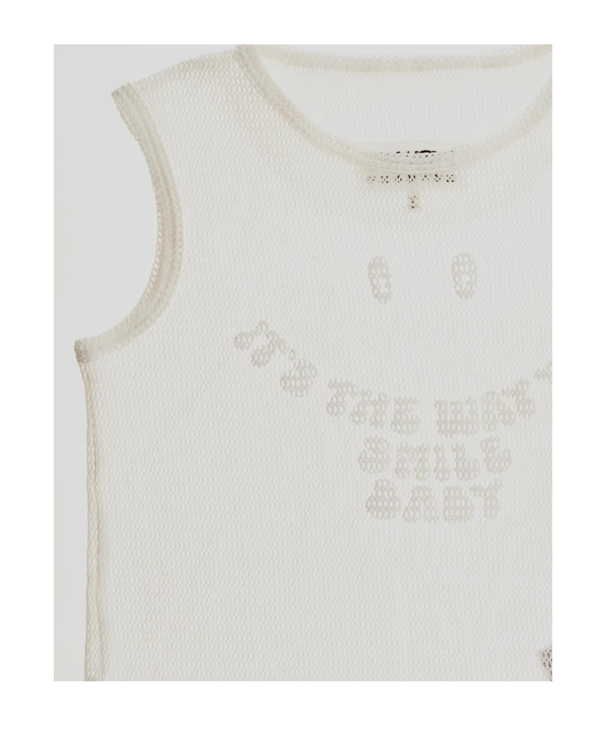Mm6 Maison Margiela T-shirts And Polos In Off White