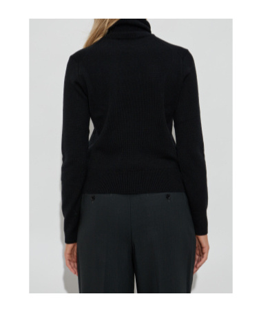 Ami Alexandre Mattiussi Long-sleeved Sweater In Black