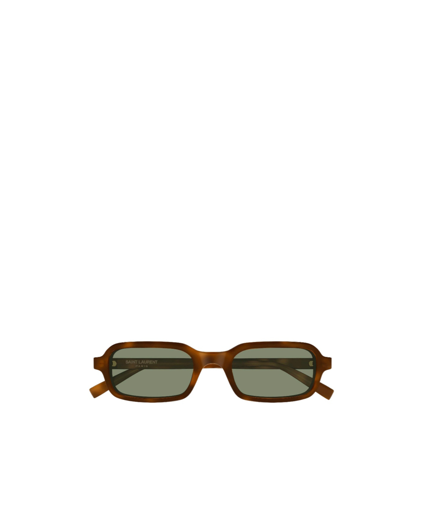 Saint Laurent Squareshaped Sunglasses In Green
