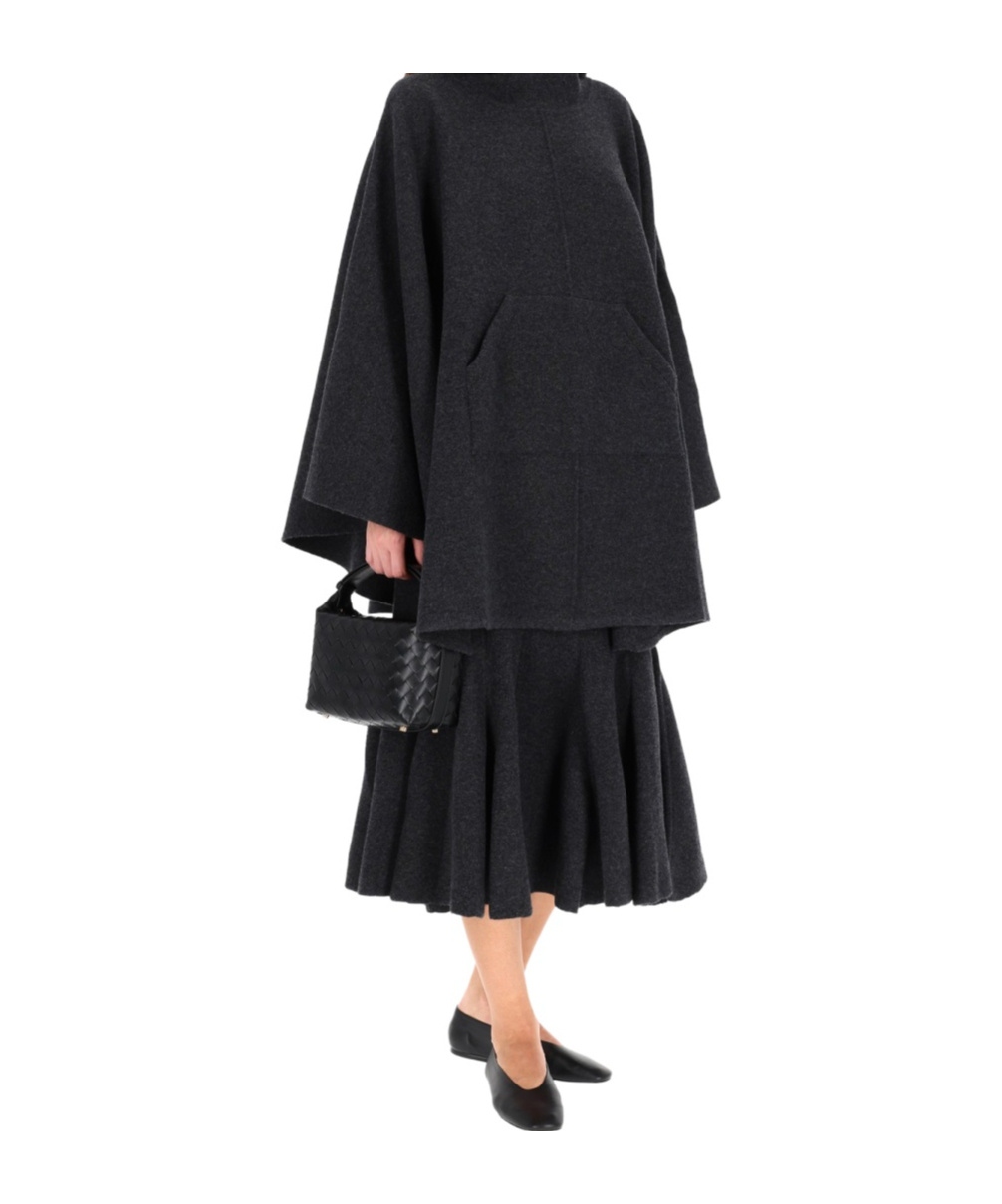 Bottega Veneta Midi Skirt In Black