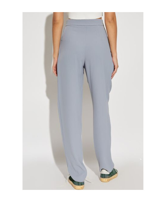 EMPORIO ARMANI SEMI-SHEER TAPERED TROUSERS