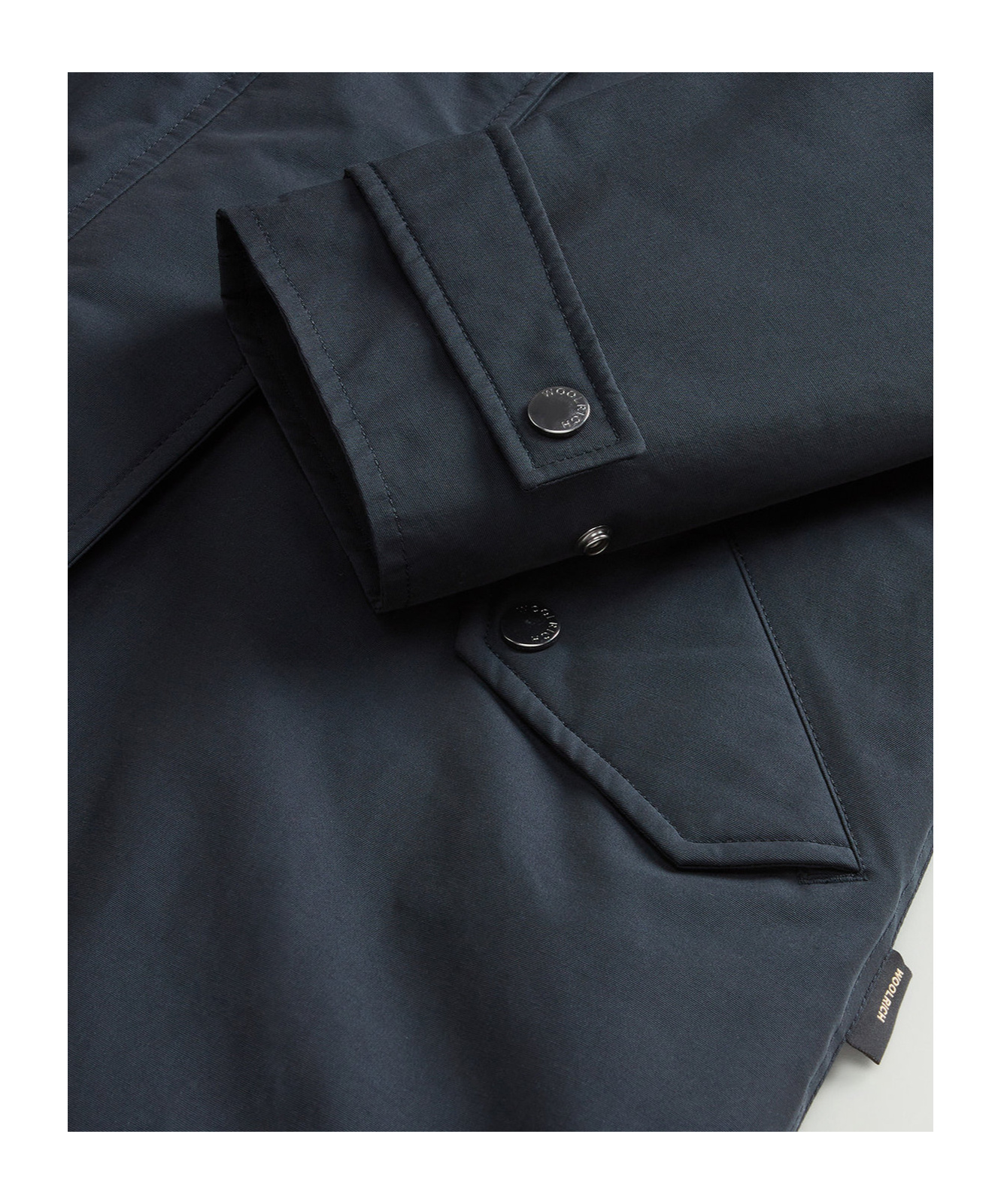Woolrich Ramar Cloth Three-in-one Parker Coat In Black