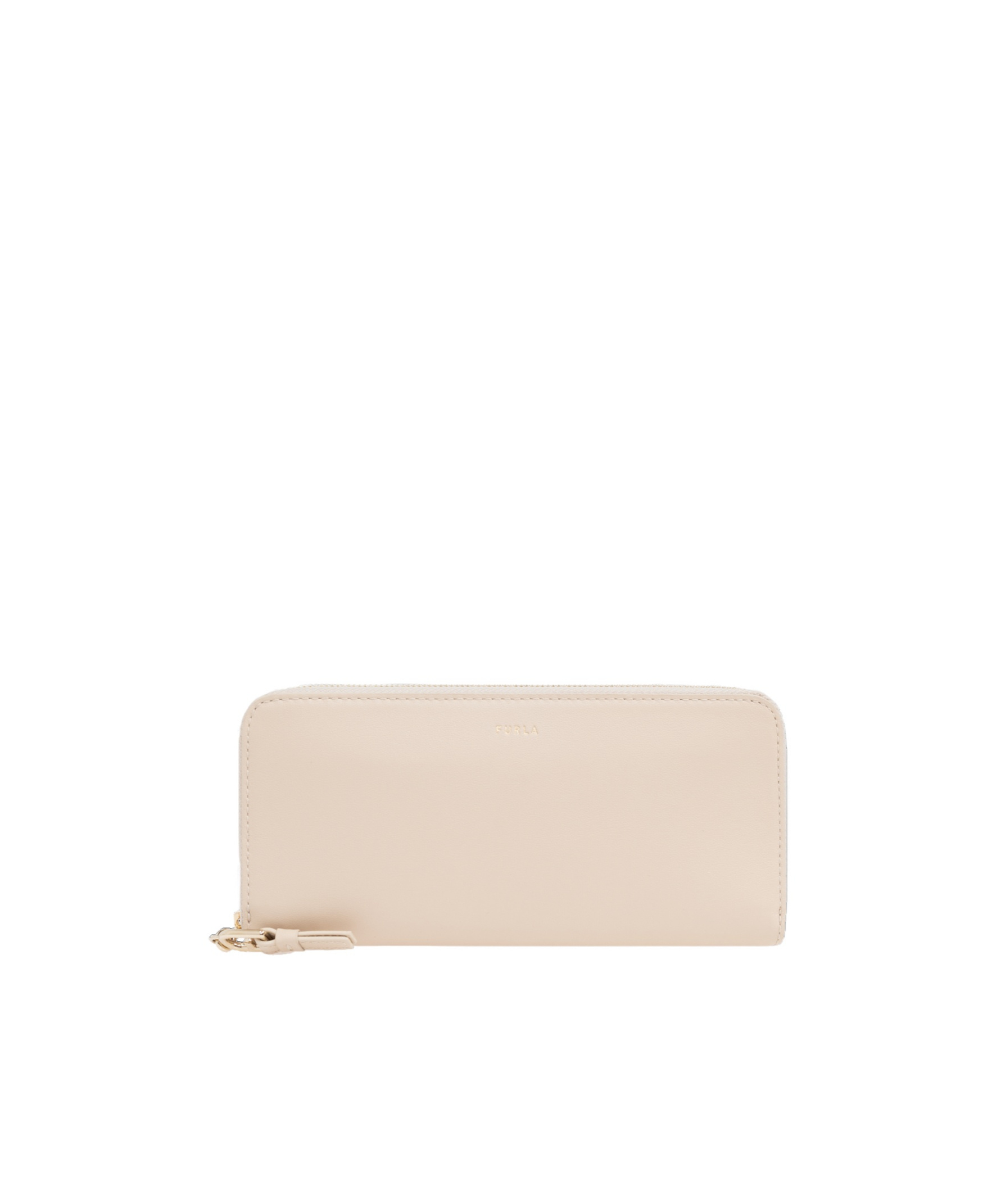 Furla Nuvola Leather Wallet In Gray