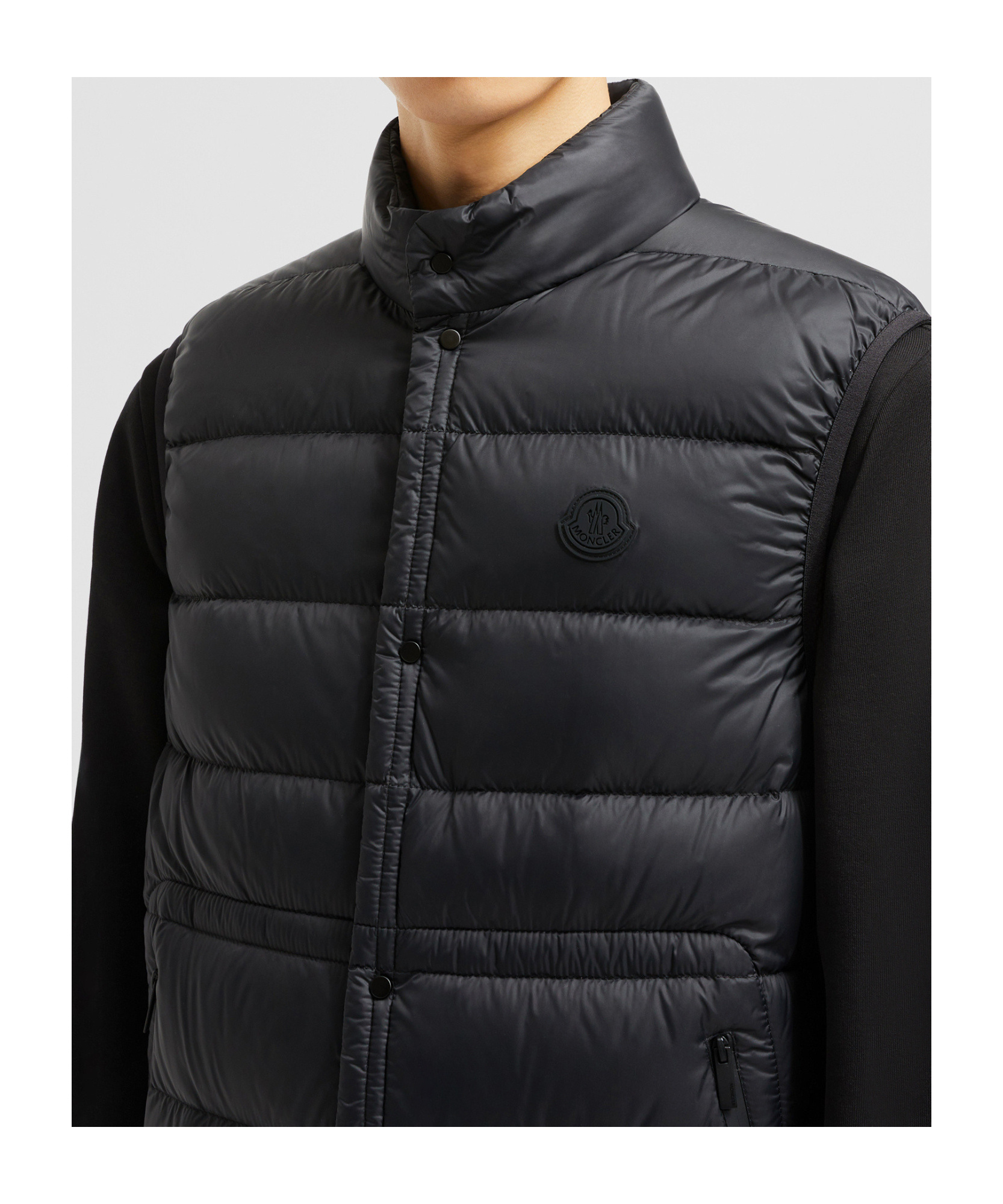 Moncler Doudoune Sans Manches Plaret In Black