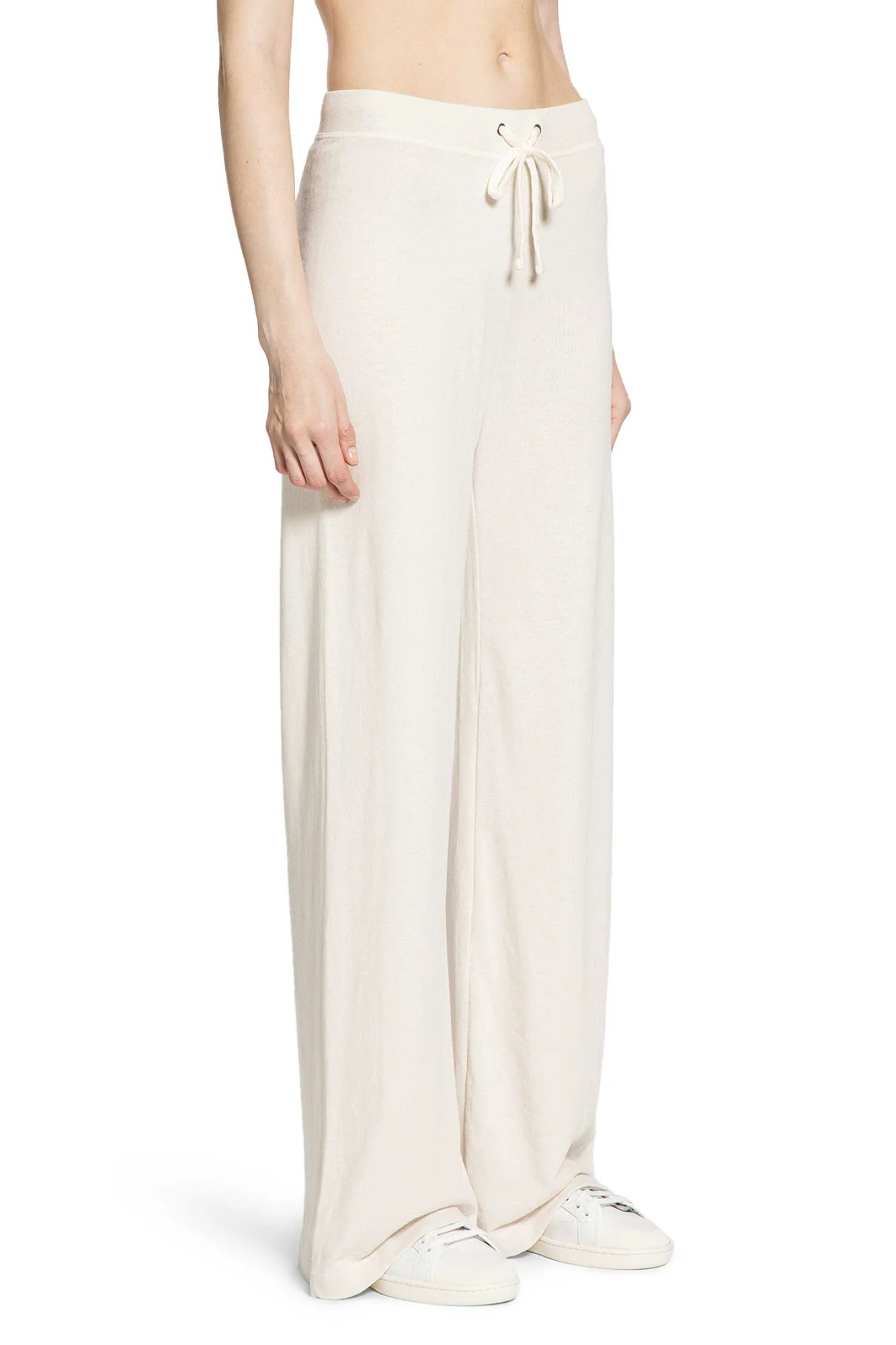 James Perse Wide-leg Sweatpants In White