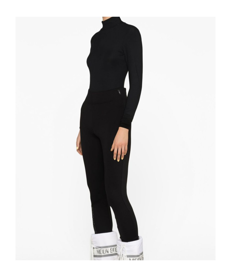 Moncler Technical Jersey Leggings In Black