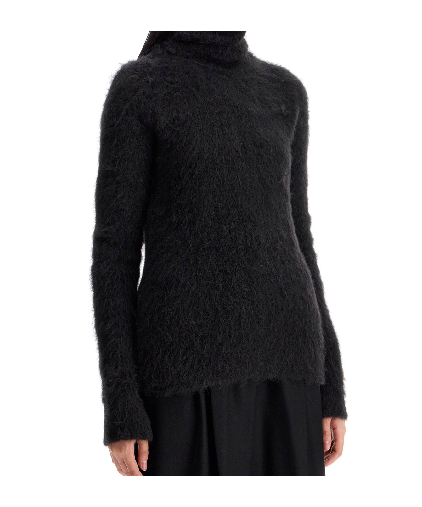 Sportmax Elgar Alpaca Sweater In Black