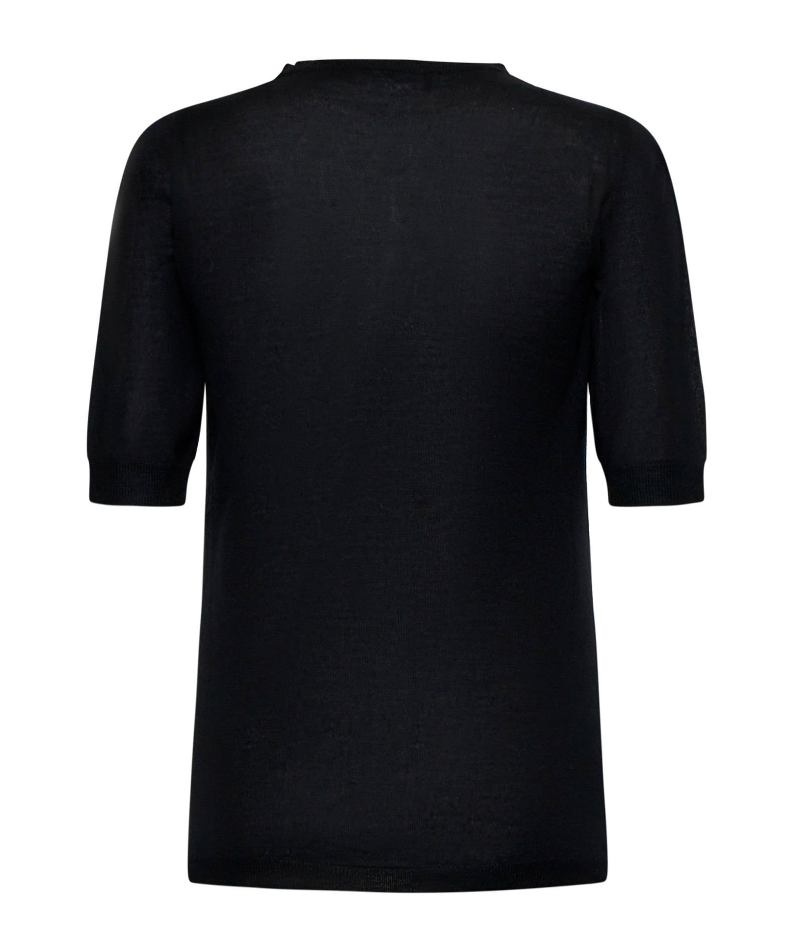 Fabiana Filippi Short-sleeved Sweater In Black