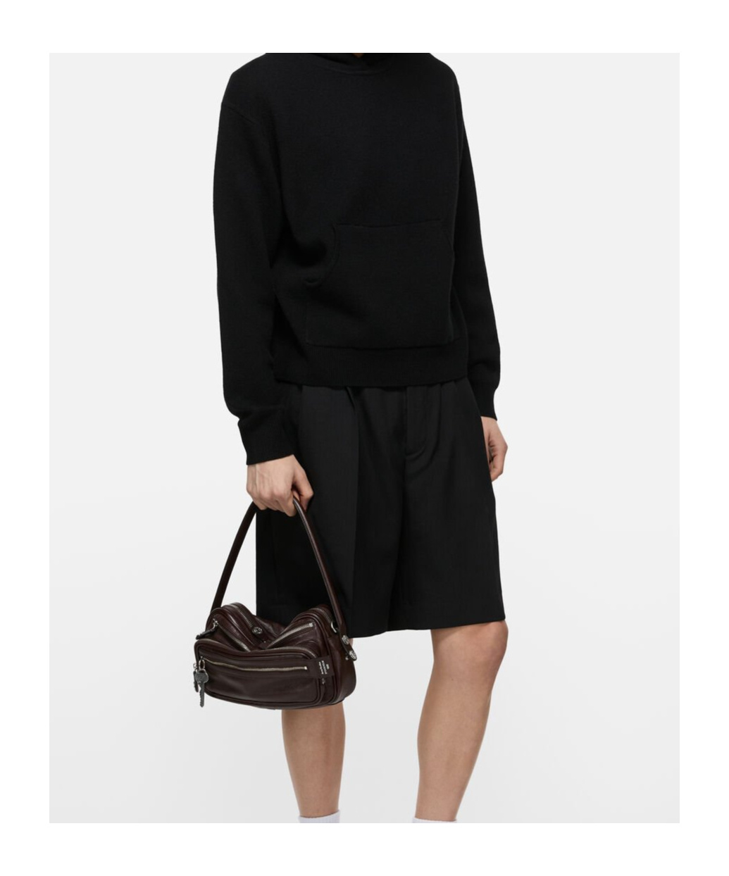 Acne Studios Camero Party Key-charm Leather Shoulder Bag In Brown