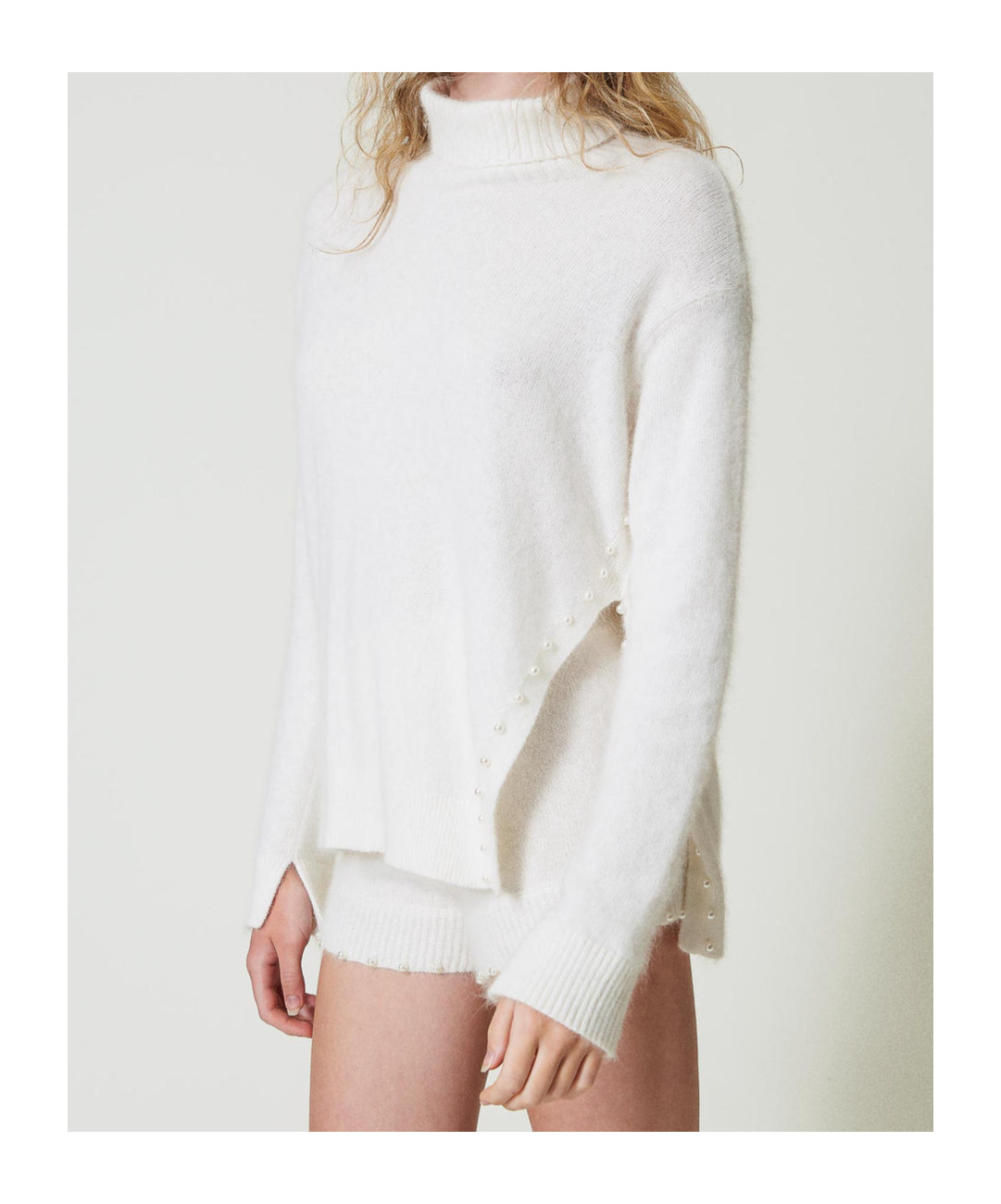TWINSET TWINSET ROLL-NECK KNITTED JUMPER