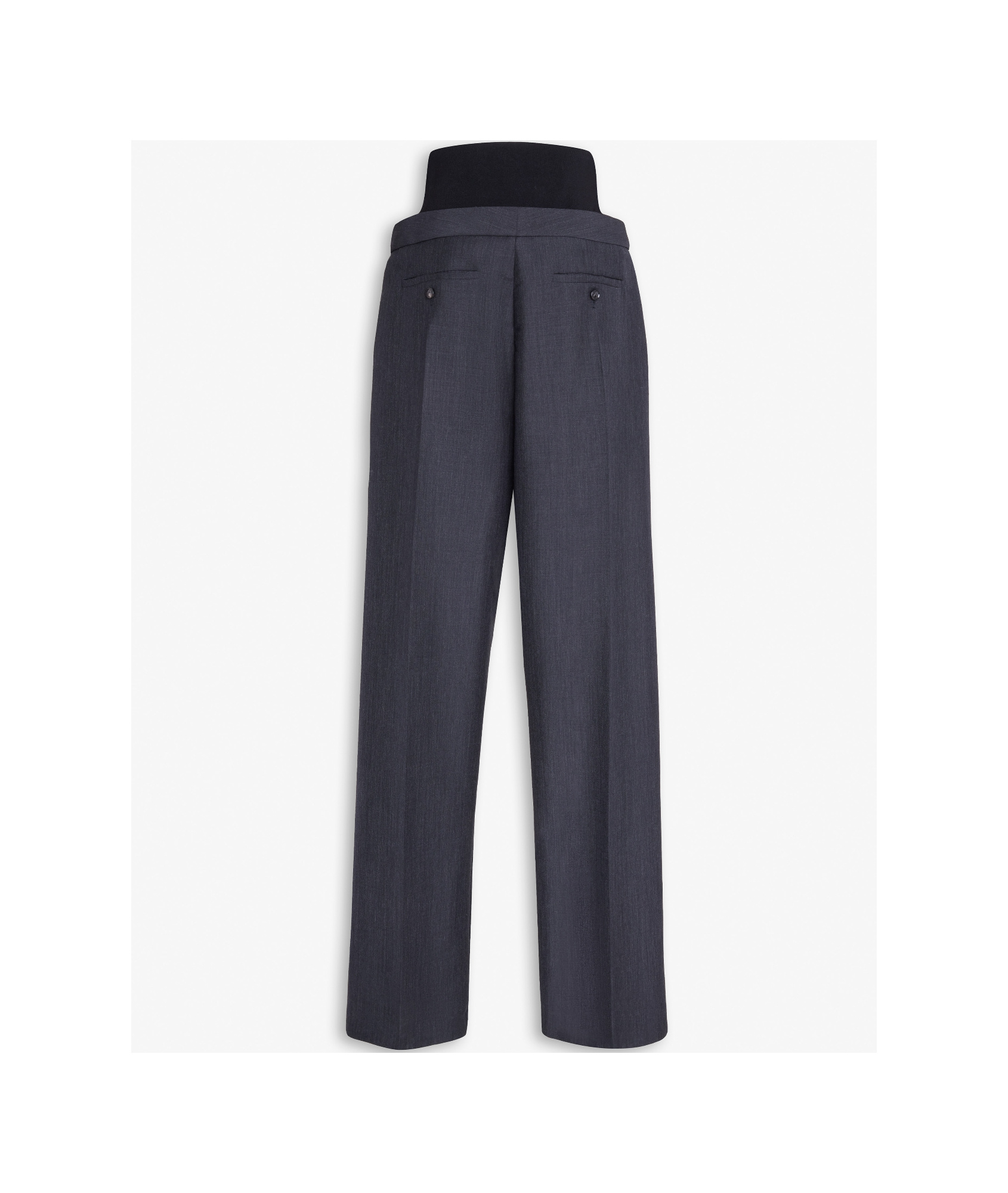 Shop Alaïa High-waisted Tailored Trousers In Black