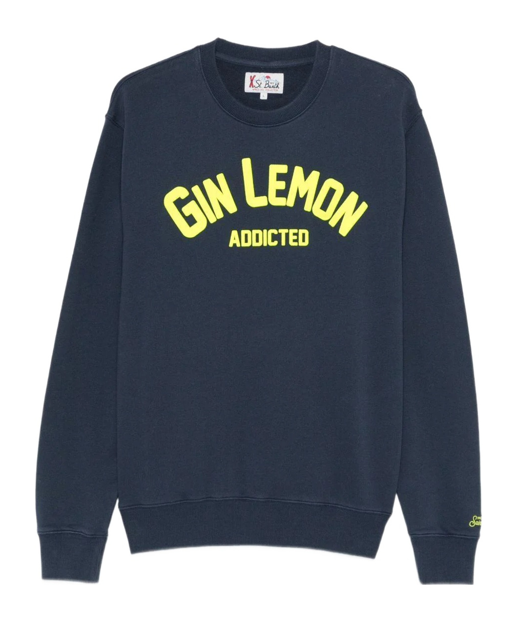 Mc2 Saint Barth Crewneck Long Sleeved Sweatshirt In Blue