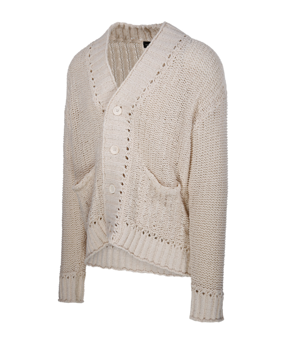 Roberto Collina Button Knitted Cardigan In Nude