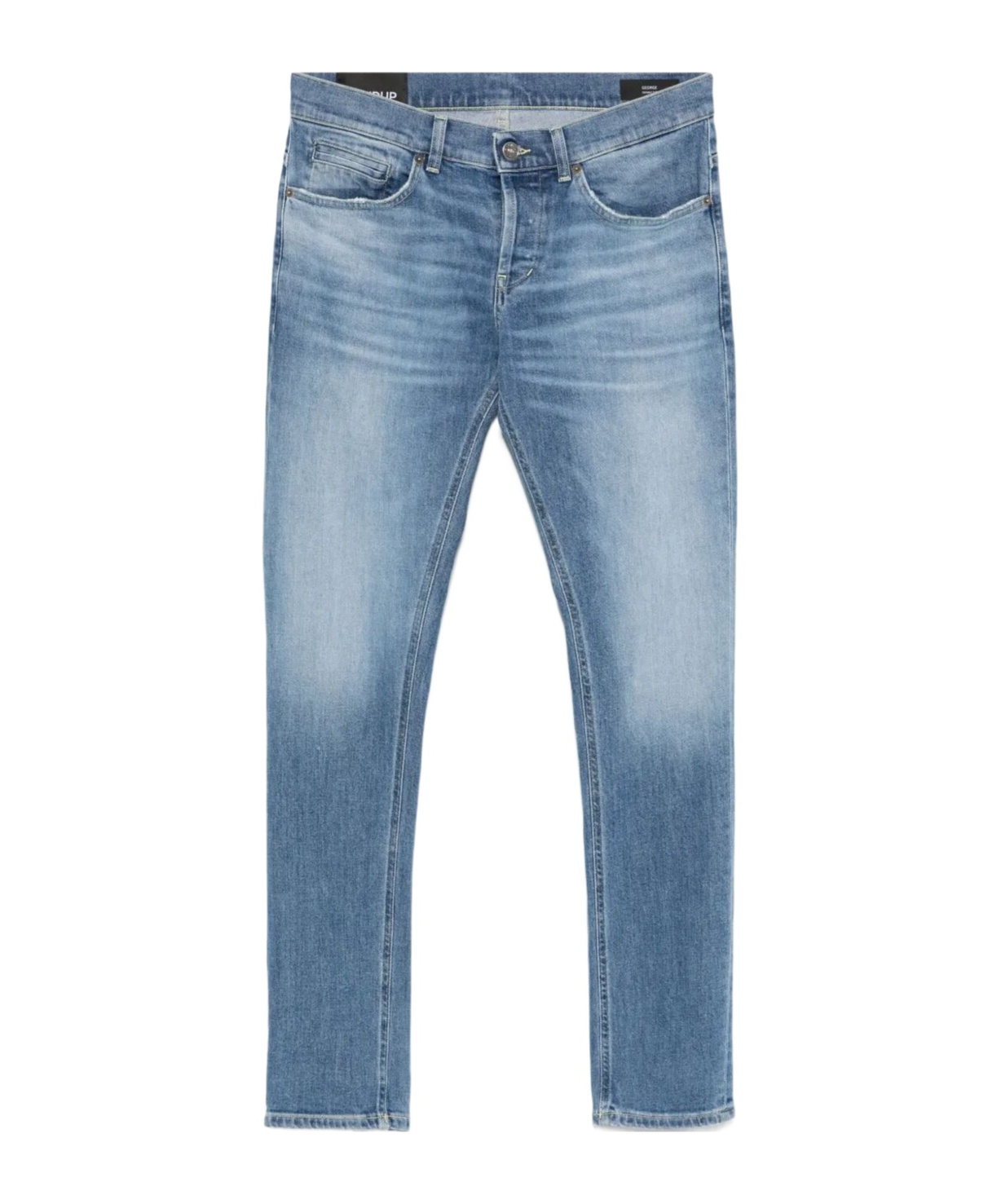 Dondup Belt-loop Jeans In Blue