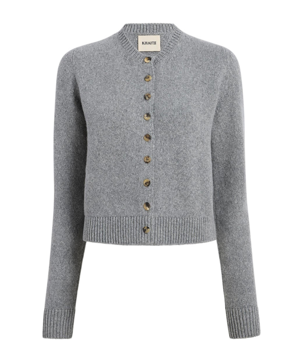 Khaite Everheart Cardigan In Gray
