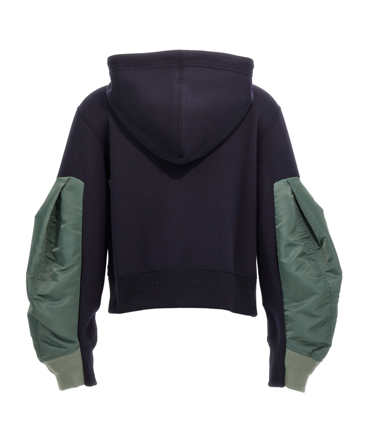 SACAI LONG-SLEEVED HOODIE 