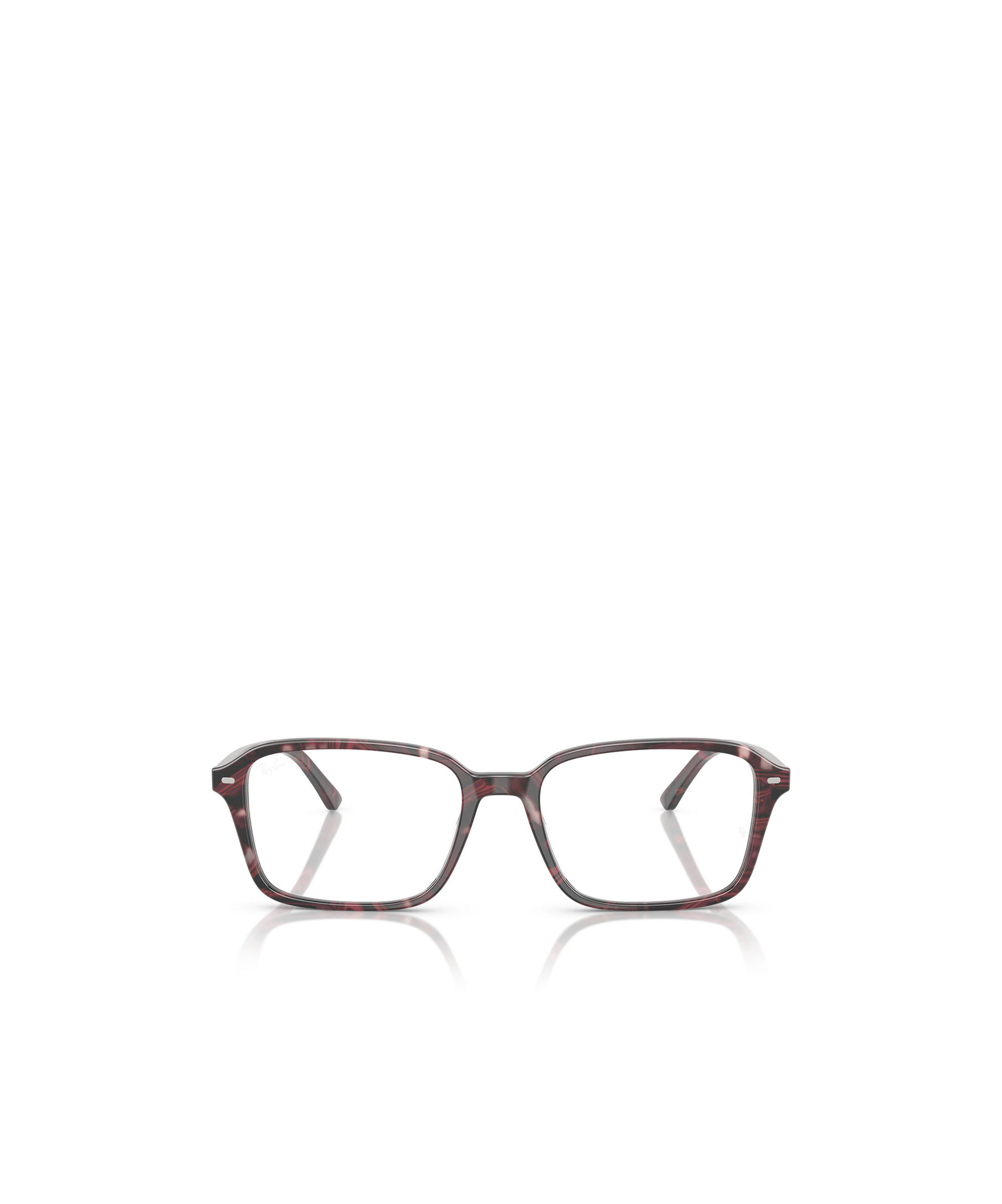 Ray Ban Geometric Flat Mirror In Black