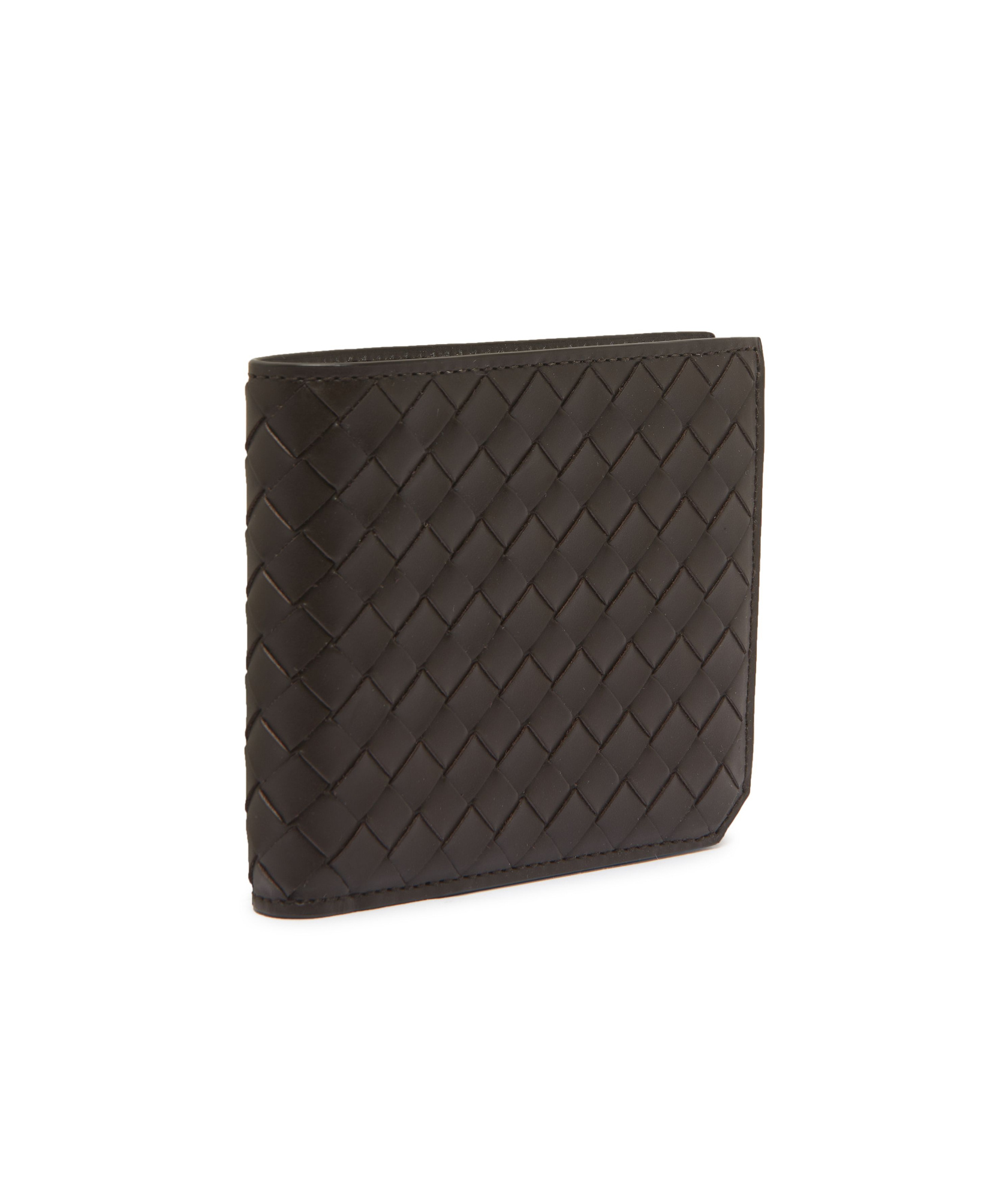 Shop Bottega Veneta Double-fold Wallet In Black