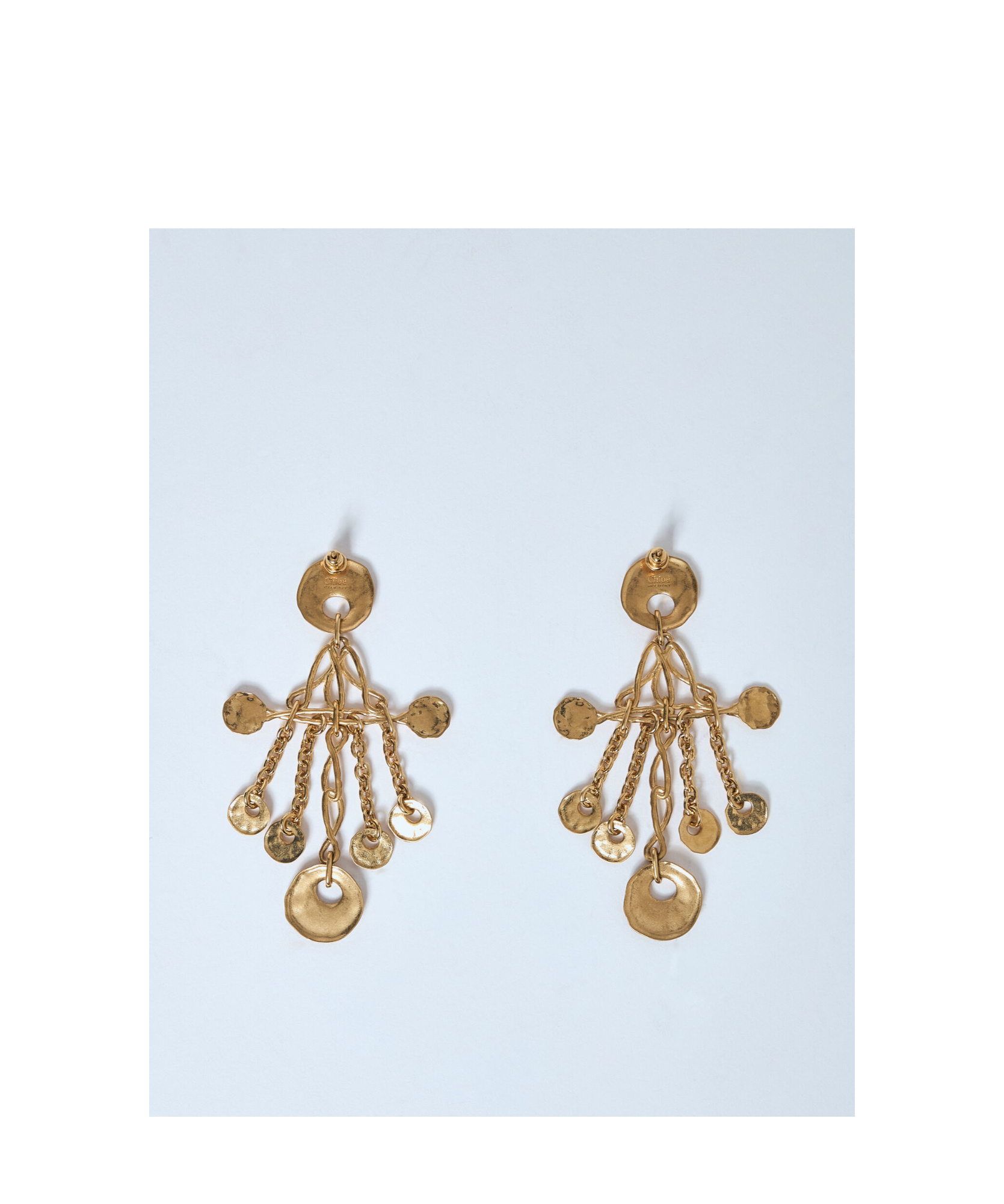 Chloé Pendant Earrings In 9dc Vintage Gold