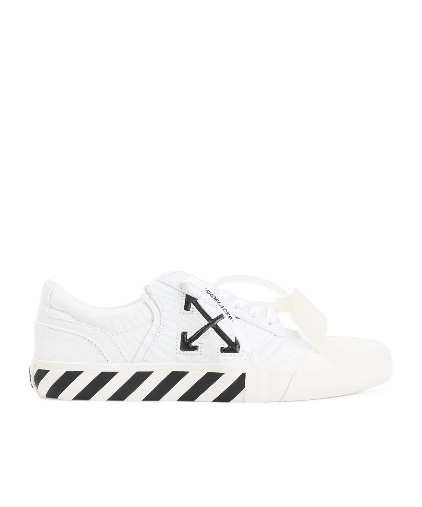 Off-white Vulc Undercut Canvas Low-top Sneakers In White